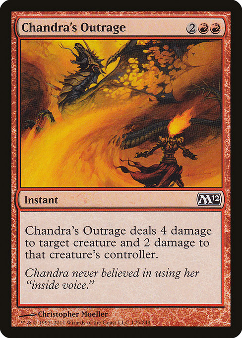 Chandra's Outrage [Magic 2012] - Evolution TCG