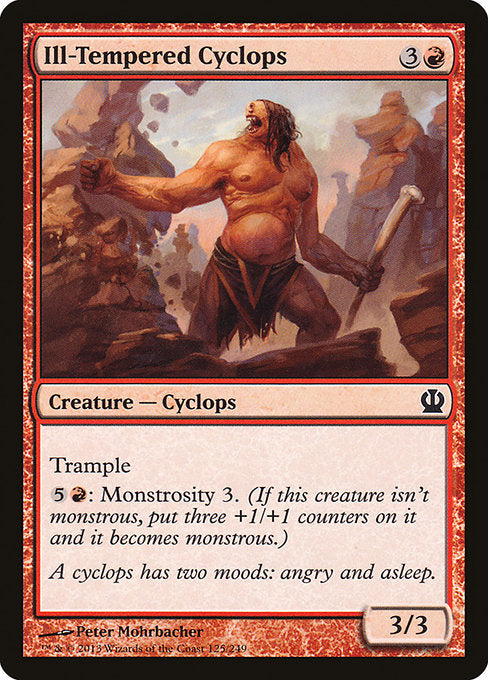 Ill-Tempered Cyclops [Theros] - Evolution TCG