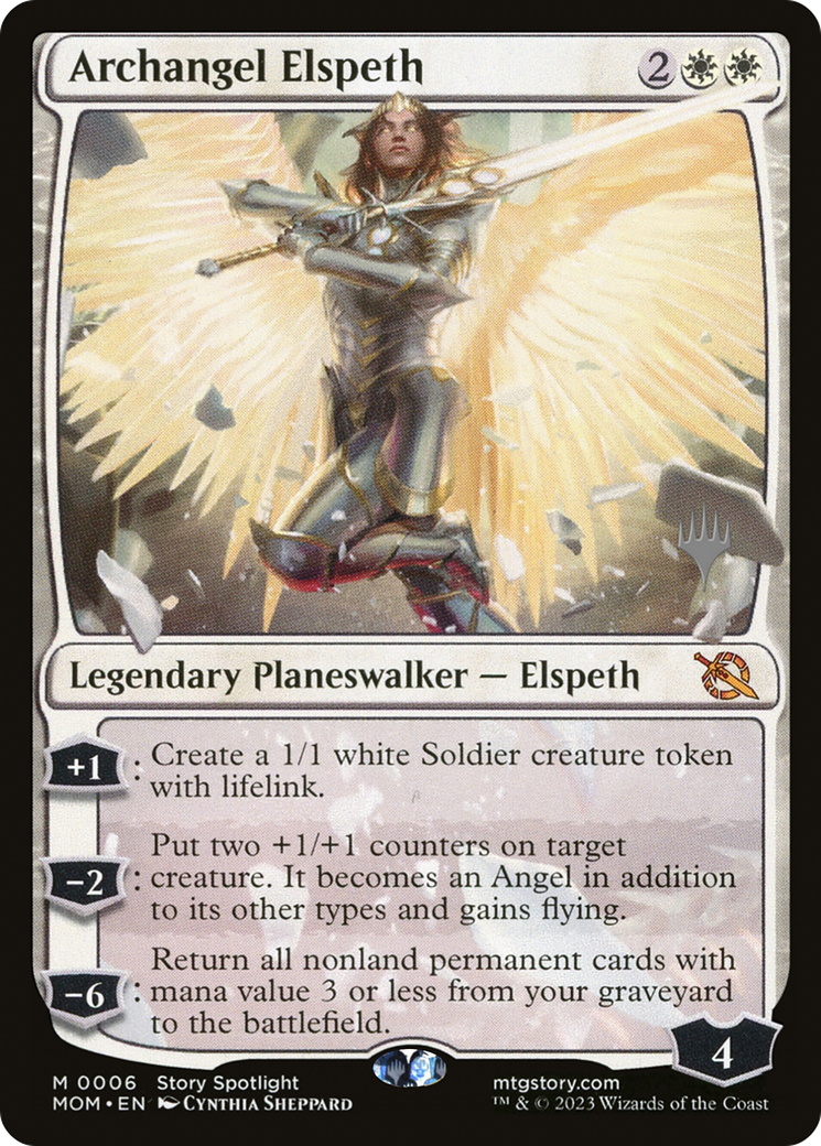 Archangel Elspeth (Promo Pack) [March of the Machine Promos] - Evolution TCG