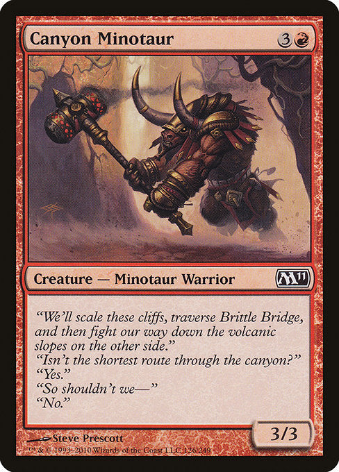 Canyon Minotaur [Magic 2011] - Evolution TCG