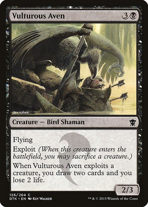 Vulturous Aven [Dragons of Tarkir] - Evolution TCG