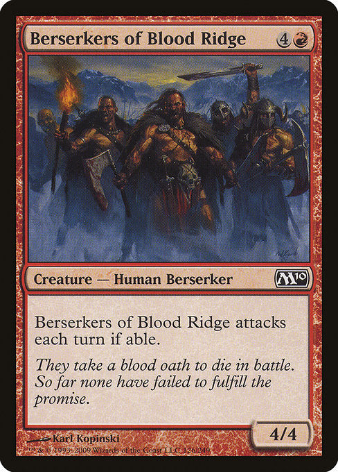 Berserkers of Blood Ridge [Magic 2010] - Evolution TCG