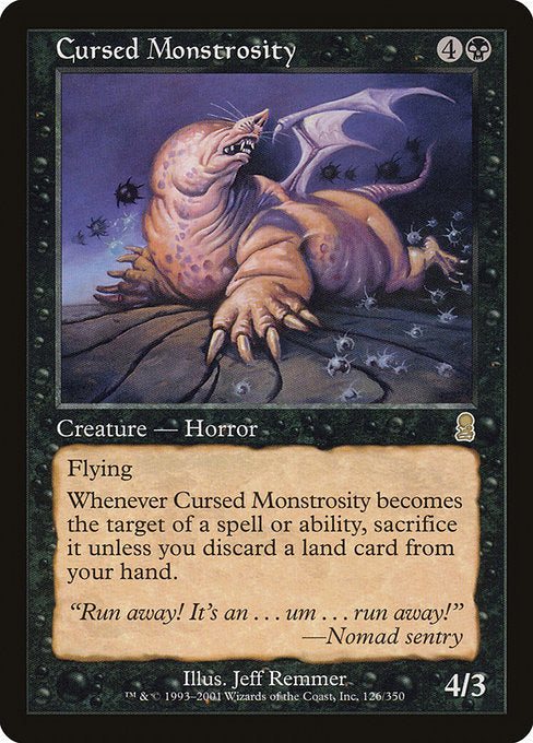 Cursed Monstrosity [Odyssey] - Evolution TCG