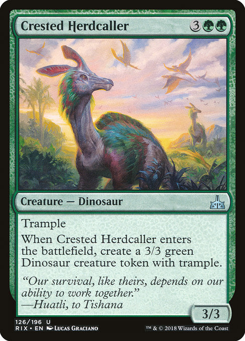 Crested Herdcaller [Rivals of Ixalan] - Evolution TCG