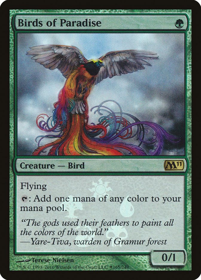 Birds of Paradise (Buy-A-Box) [Magic 2011 Promos] - Evolution TCG
