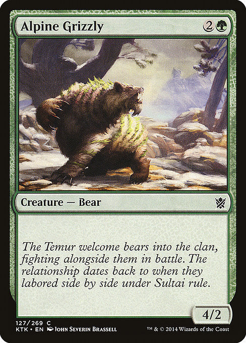 Alpine Grizzly [Khans of Tarkir] - Evolution TCG