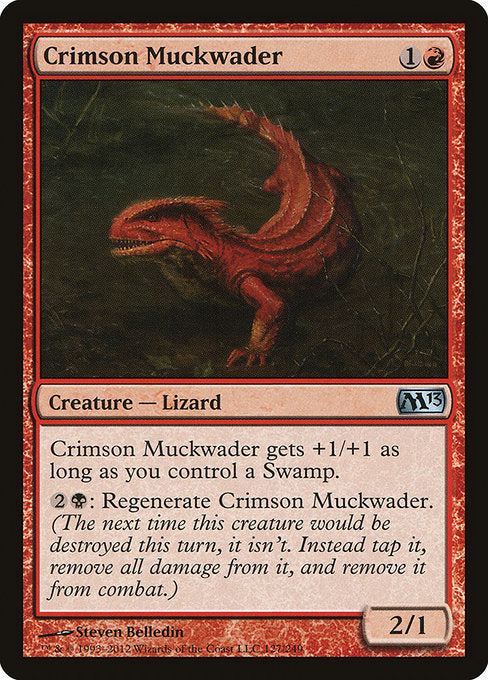 Crimson Muckwader [Magic 2013] - Evolution TCG