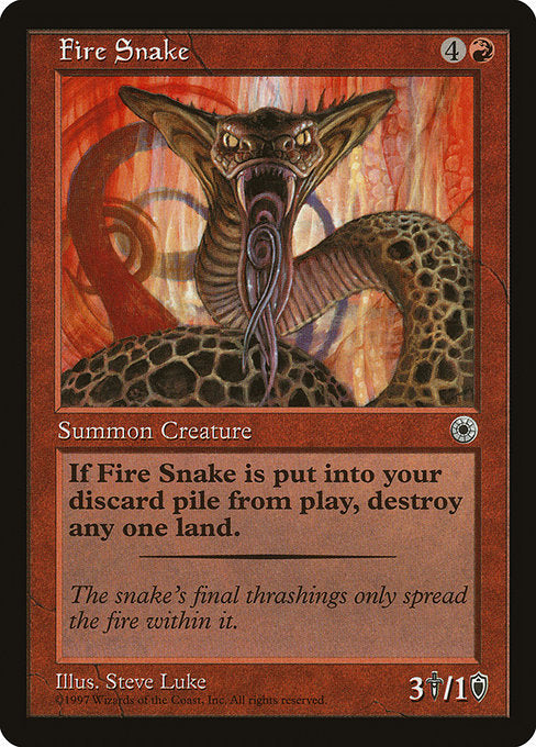 Fire Snake [Portal] - Evolution TCG