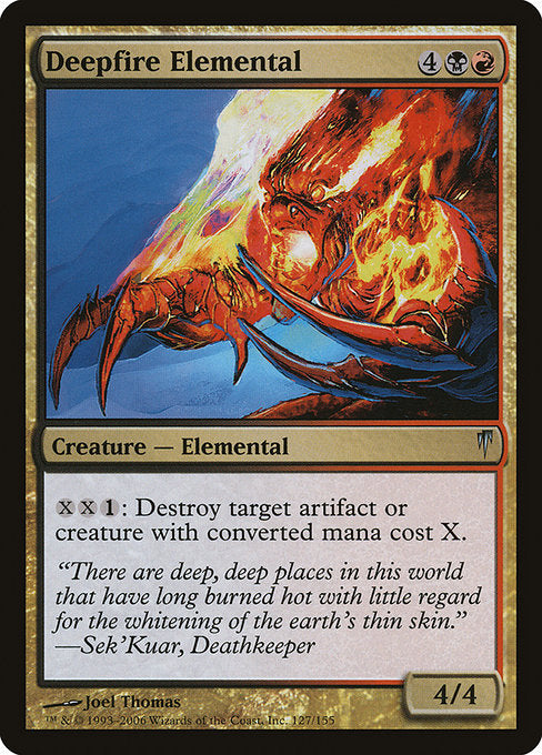 Deepfire Elemental [Coldsnap] - Evolution TCG