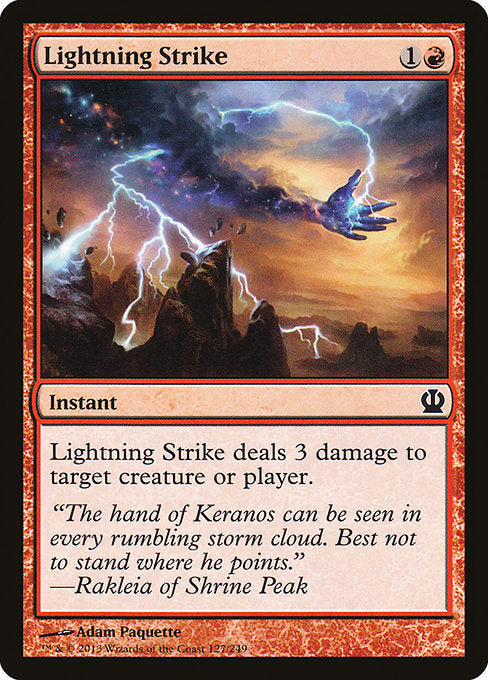 Lightning Strike [Theros] - Evolution TCG