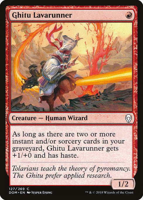 Ghitu Lavarunner [Dominaria] - Evolution TCG