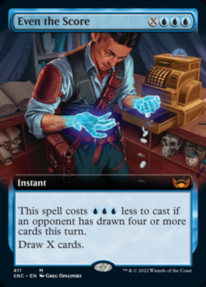 Even the Score (Extended Art) [Streets of New Capenna] - Evolution TCG