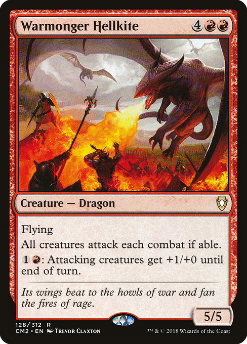 Warmonger Hellkite [Commander Anthology Volume II] - Evolution TCG