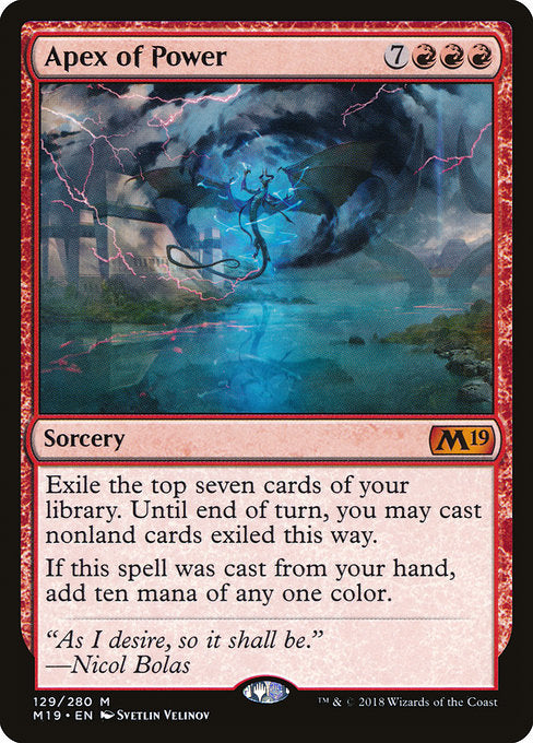 Apex of Power [Core Set 2019] - Evolution TCG