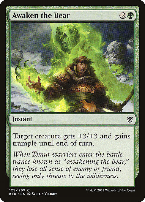 Awaken the Bear [Khans of Tarkir] - Evolution TCG