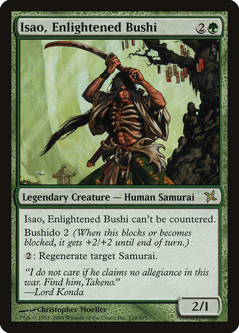 Isao, Enlightened Bushi [Betrayers of Kamigawa] - Evolution TCG