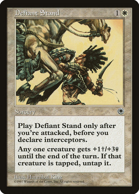 Defiant Stand [Portal] - Evolution TCG