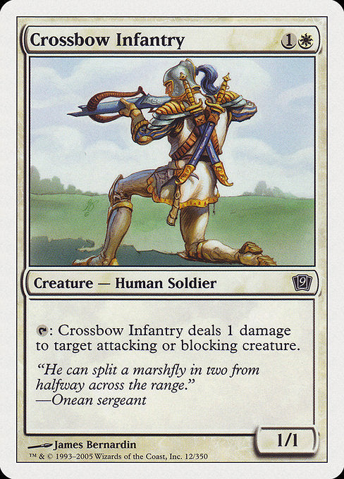 Crossbow Infantry [Ninth Edition] - Evolution TCG