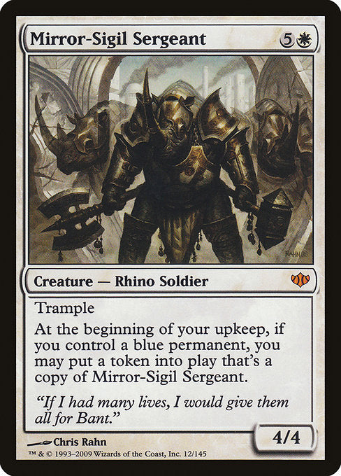 Mirror-Sigil Sergeant [Conflux] - Evolution TCG