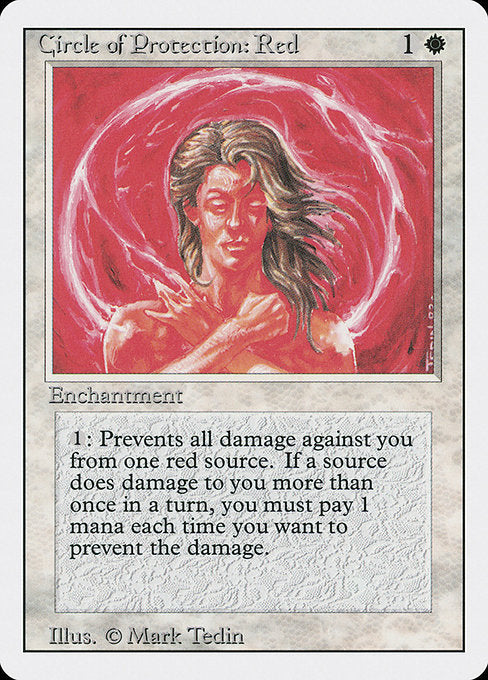 Circle of Protection: Red [Revised Edition] - Evolution TCG
