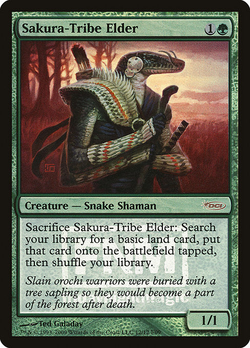 Sakura-Tribe Elder [Friday Night Magic 2009] - Evolution TCG