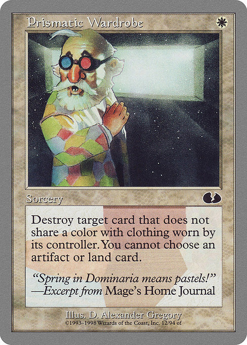 Prismatic Wardrobe [Unglued] - Evolution TCG