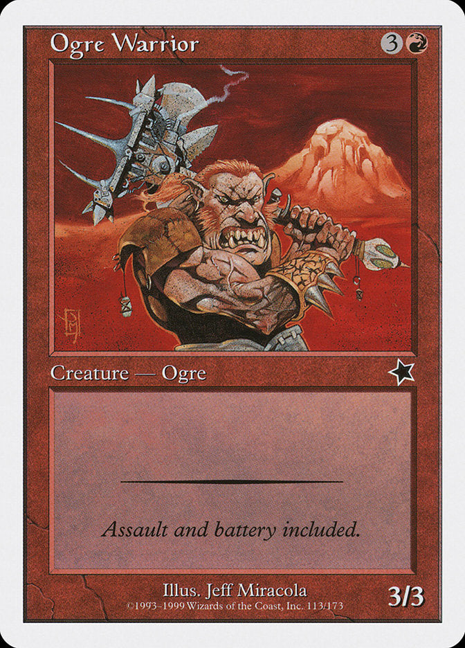 Ogre Warrior [Starter 1999] - Evolution TCG