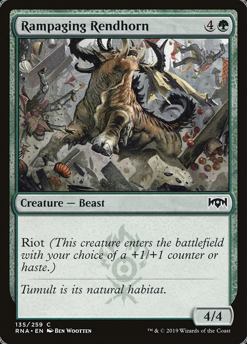 Rampaging Rendhorn [Ravnica Allegiance] - Evolution TCG