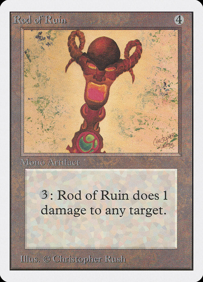 Rod of Ruin [Unlimited Edition] - Evolution TCG