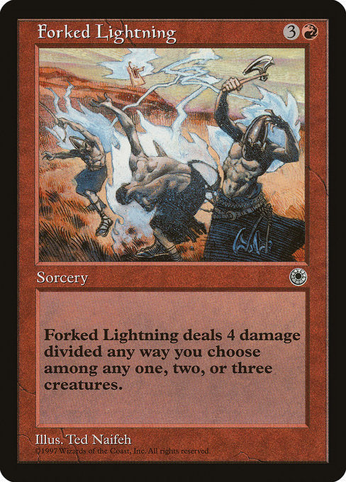 Forked Lightning [Portal] - Evolution TCG