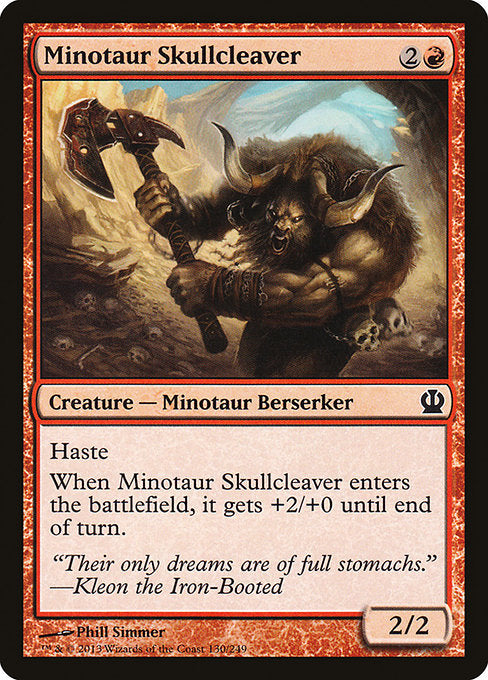 Minotaur Skullcleaver [Theros] - Evolution TCG