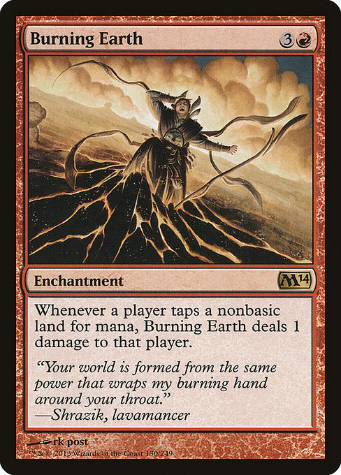 Burning Earth [Magic 2014] - Evolution TCG