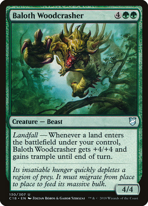 Baloth Woodcrasher [Commander 2018] - Evolution TCG