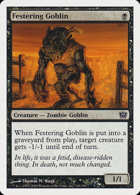 Festering Goblin [Ninth Edition] - Evolution TCG