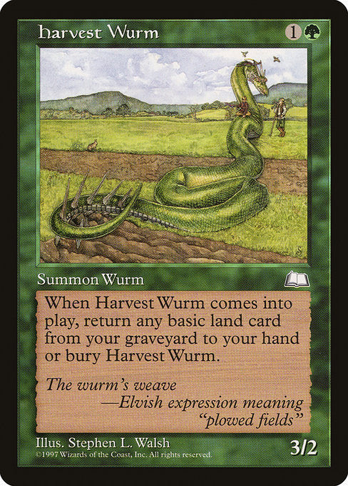 Harvest Wurm [Weatherlight] - Evolution TCG