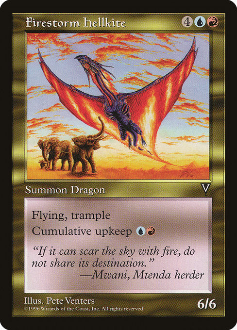 Firestorm Hellkite [Visions] - Evolution TCG