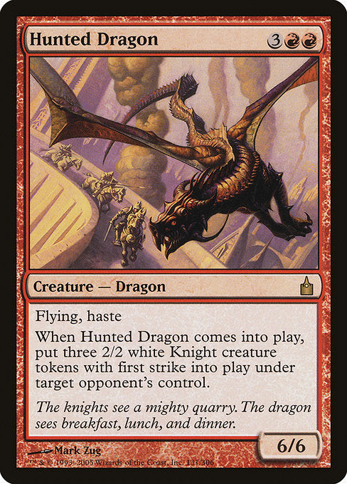 Hunted Dragon [Ravnica: City of Guilds] - Evolution TCG | Evolution TCG