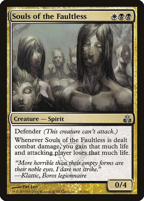 Souls of the Faultless [Guildpact] - Evolution TCG