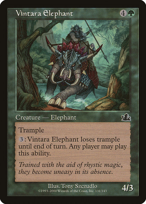 Vintara Elephant [Prophecy] - Evolution TCG