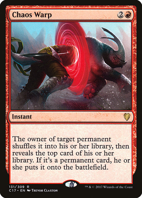 Chaos Warp [Commander 2017] - Evolution TCG | Evolution TCG