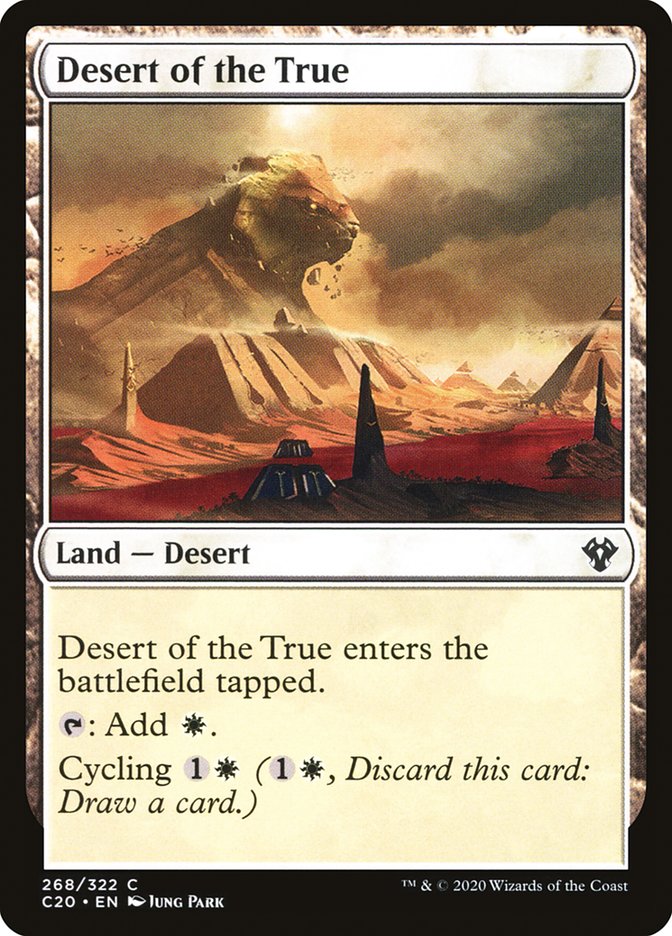 Desert of the True [Commander 2020] - Evolution TCG
