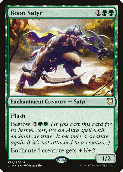 Boon Satyr [Commander 2018] - Evolution TCG