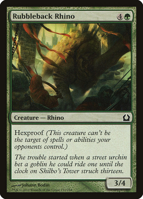 Rubbleback Rhino [Return to Ravnica] - Evolution TCG