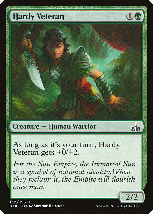 Hardy Veteran [Rivals of Ixalan] - Evolution TCG