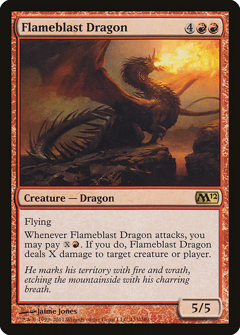 Flameblast Dragon [Magic 2012] - Evolution TCG