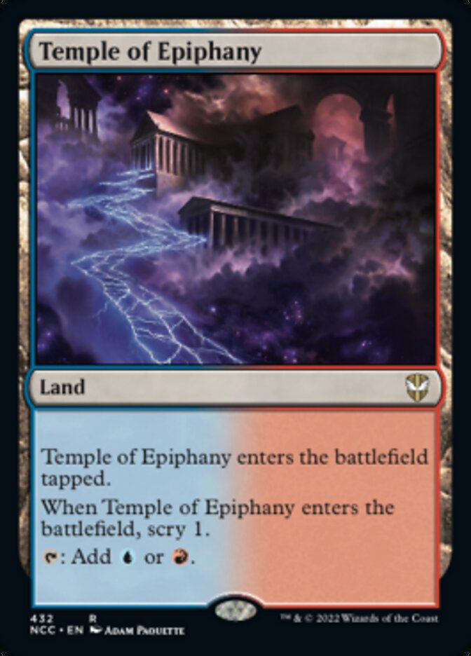 Temple of Epiphany [Streets of New Capenna Commander] - Evolution TCG