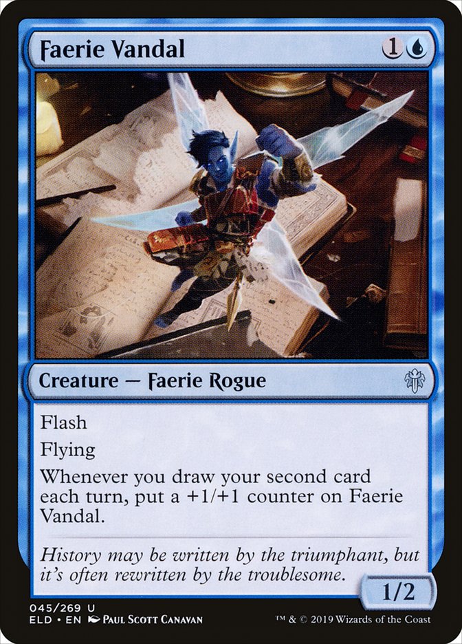 Faerie Vandal [Throne of Eldraine] - Evolution TCG
