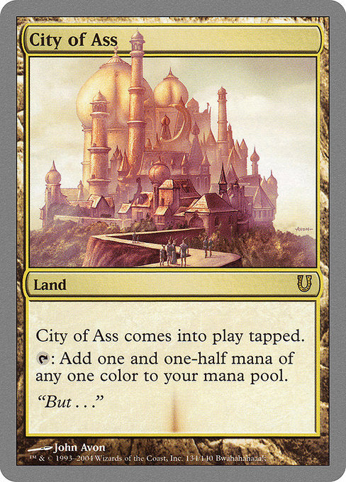 City of Ass [Unhinged] - Evolution TCG