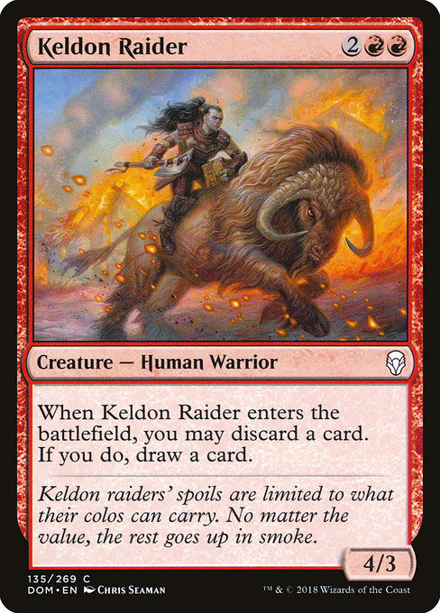 Keldon Raider [Dominaria] - Evolution TCG