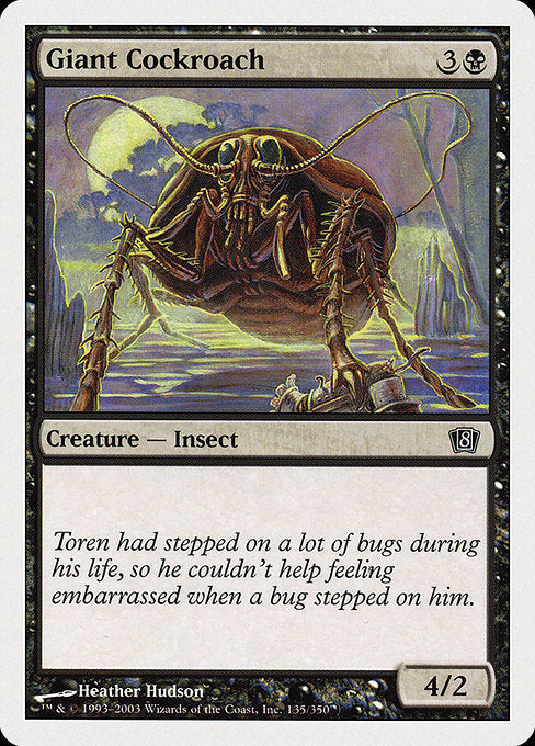 Giant Cockroach [Eighth Edition] - Evolution TCG